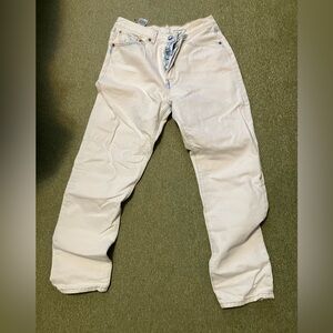 Levi 501 Acid Wash Button Fly Jeans